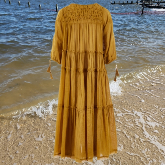 Summer Sundance Dress Casual Boho full swing women l - Picture 6 of 8